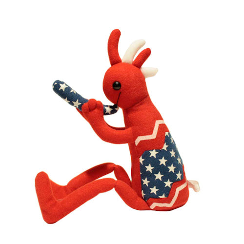 KOKOPELLI® FLAG REDxNAVY : 勇気を与える