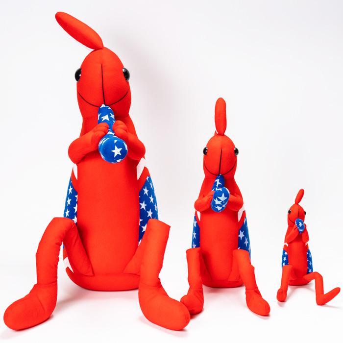 KOKOPELLI® FLAG REDxNAVY : 勇気を与える